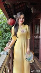 Áo Dài 4 Tà Tứ Thân Mẫu Đơn AD9003.1539 (áo lẻ)