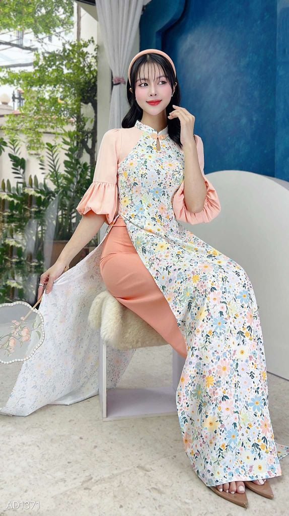 Áo Dài Tay Bí Ngô AD1371 (áo lẻ)