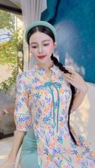 Áo Dài Cổ YY Ren+PK AD9002.1415 (áo lẻ)