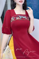 Áo Dài Đôi Én Mùa Xuân 130cm AD1570 (áo lẻ)