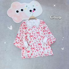 Áo Sơ Mi Tulip Thêu Viền A1738