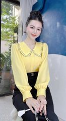 Áo Sơ Mi Thêu Dấu Gạch A1766