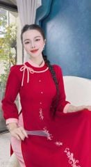 Áo Dài Huyền Phi AD1639 (áo lẻ)