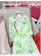 Áo Dài Con Sau Kute AD9002.1542 (áo lẻ)