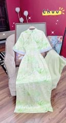 Áo Dài Cửa Tay Nối Tơ AD1574 (áo lẻ)