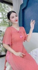 Áo Dài 4 Tà Viên Mộng AD9003.1621 (áo lẻ)