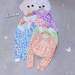 Áo Sơ Mi Tulip Thêu Viền A1738