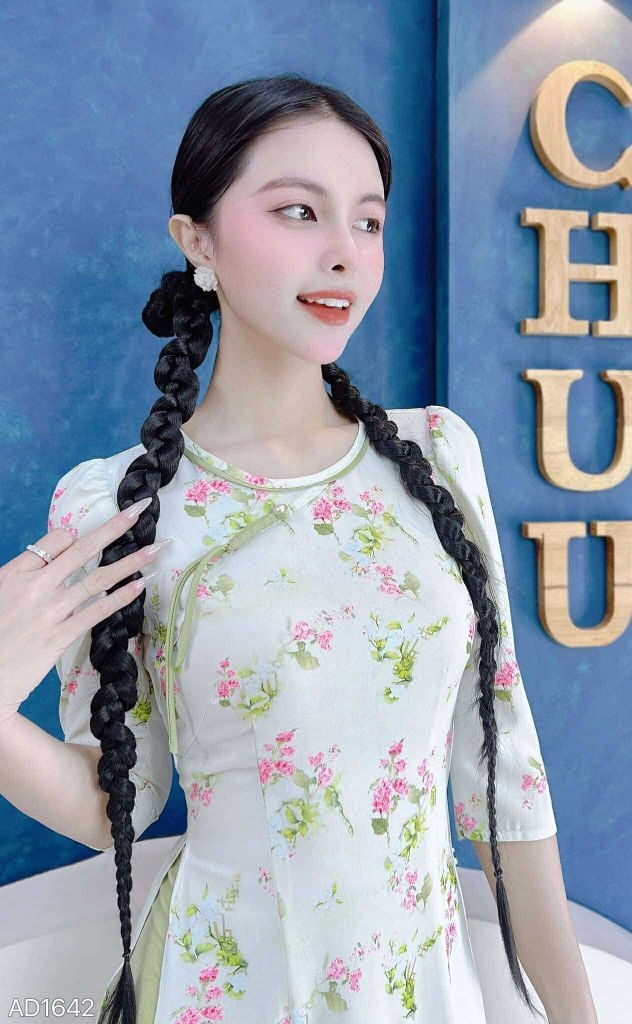 Áo Dài Con Sau Kute AD9002.1542 (áo lẻ)