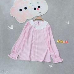 Áo Sơ Mi Sọc Hoa Trà A1780