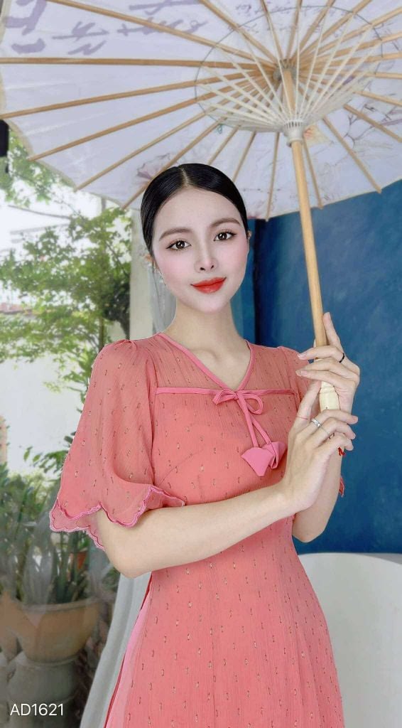 Áo Dài 4 Tà Viên Mộng AD9003.1621 (áo lẻ)