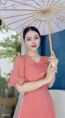 Áo Dài 4 Tà Viên Mộng AD9003.1621 (áo lẻ)