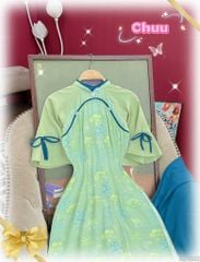 Áo Dài Đền Ngọc Sơn AD1582 (áo lẻ)