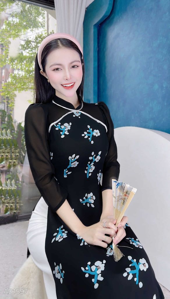 Áo Dài Kim Chi Chi AD1597 (áo lẻ)