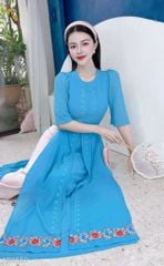 Áo Dài 4T Chiffon Ai Cập 132cm AD1650 (áo lẻ)