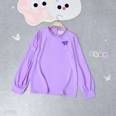 Áo Sơ Mi Cổ Li Bướm Ren A1768