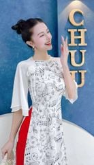 Áo Dài Tay Tơ Music (PK) AD1646 (áo lẻ)