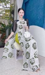 Áo Dài Thanh Mai Trúc Mã AD1654 (áo lẻ)