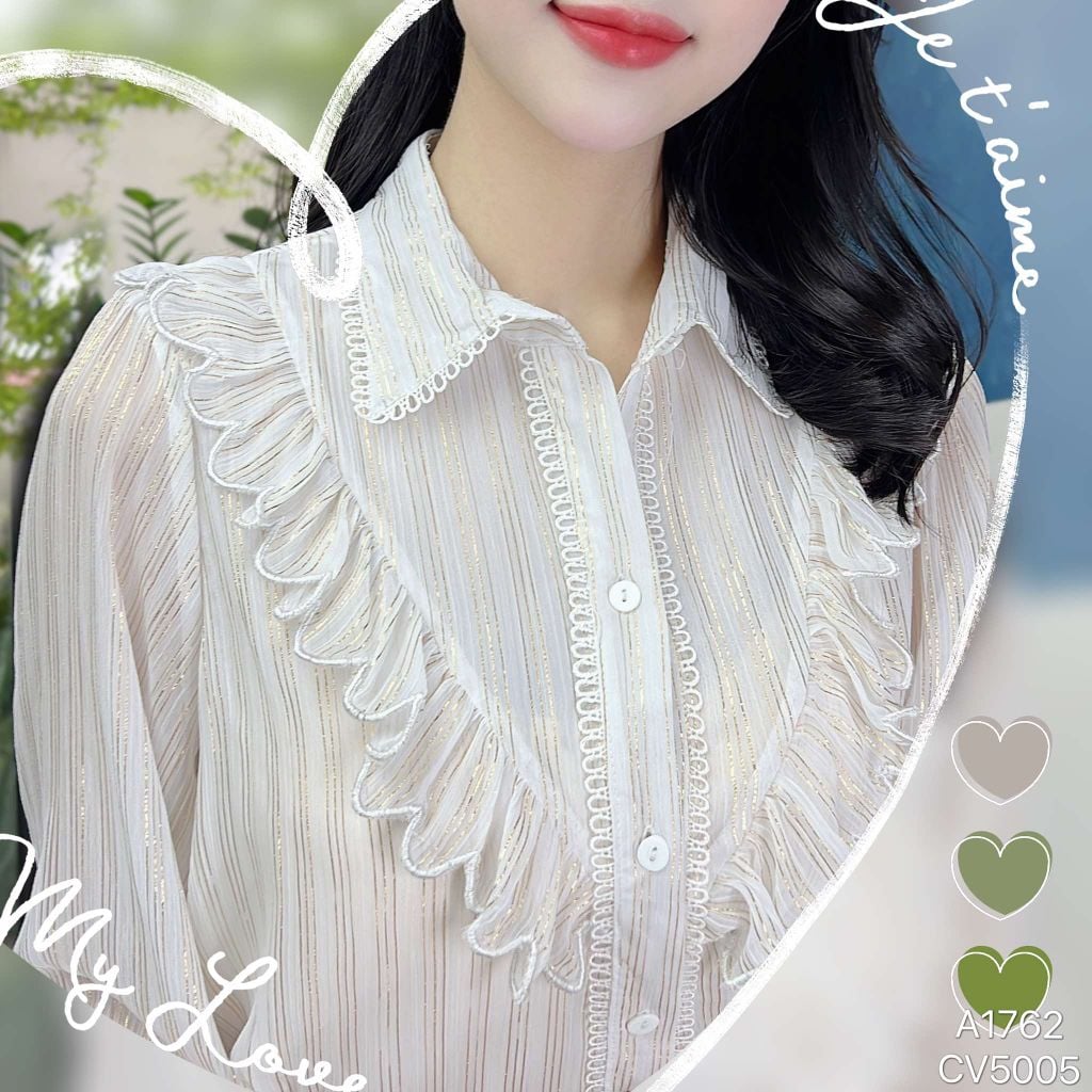 Áo Sơ Mi Bèo Balloon A1762