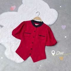 Áo Sơ Mi Dập Nổi Rose A1795