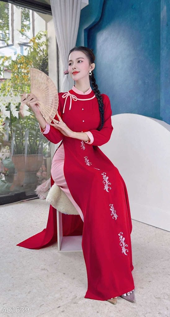 Áo Dài Huyền Phi AD1639 (áo lẻ)
