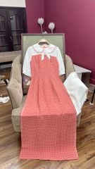 Áo Dài Bi Cổ Sóng AD9002.1580 (áo lẻ)