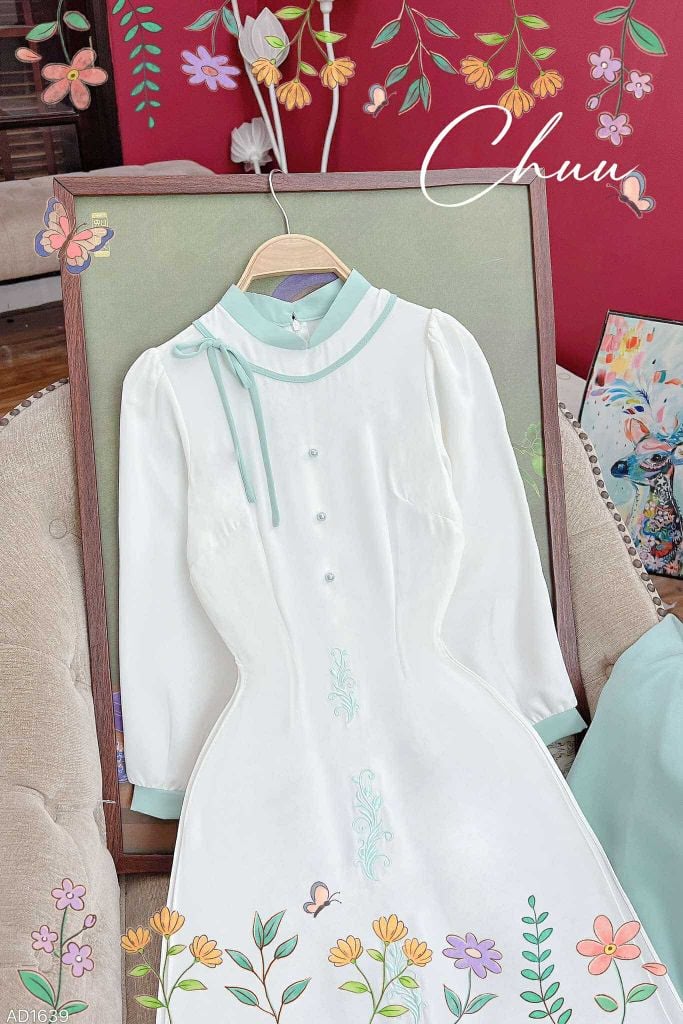 Áo Dài Huyền Phi AD1639 (áo lẻ)