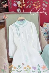 Áo Dài Huyền Phi AD1639 (áo lẻ)