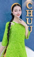 Áo Dài Suông Chuồn Chuồn 123cm AD1661 (áo lẻ)