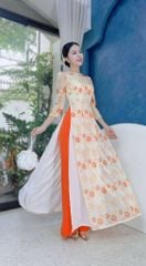 Áo Dài Thu Nguyệt 4T AD1607 (áo lẻ)