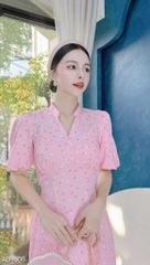 Áo Dài Cổ Kim Cương Bi AD9002.1508 (áo lẻ)