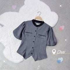 Áo Sơ Mi Dập Nổi Rose A1795