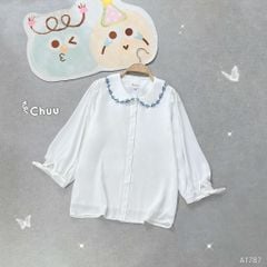 Áo Sơ Mi Tay Nơ Họa Mi A9001.1787