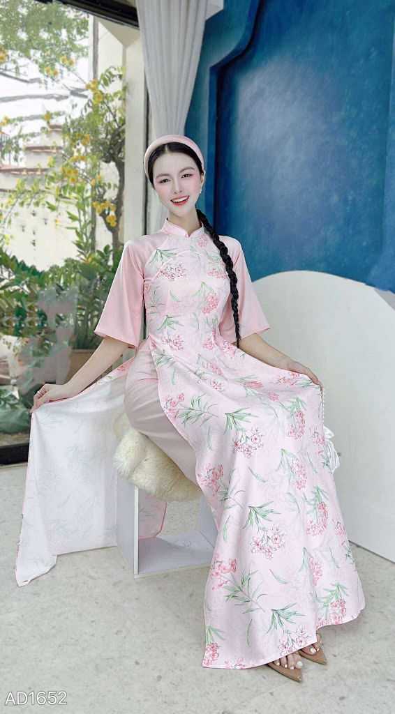 Áo Dài Ngọc Trâm AD1652 (áo lẻ)