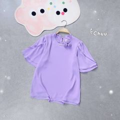 Áo Tơ 3 Hoa Hồng A1779