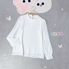 Áo Sơ Mi Cổ Li Bướm Ren A1768