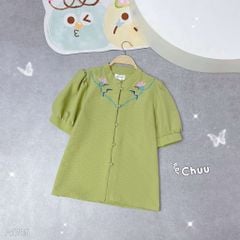 Áo Sơ Mi Xốp Đài Sen A1785