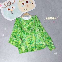 Áo Hoa Milk Tea A1735