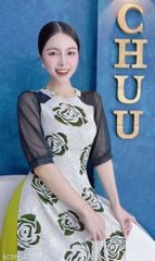 Áo Dài Thanh Mai Trúc Mã AD1654 (áo lẻ)