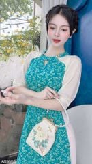 Áo Dài Thanh Mai Trúc Mã AD1654 (áo lẻ)