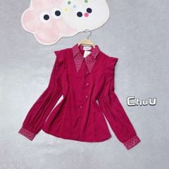 Áo Sơ Mi Cổ Hạc Giấy A1816