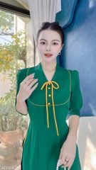 Áo Dài Cổ Tym Nút Bọc AD1642 (áo lẻ)