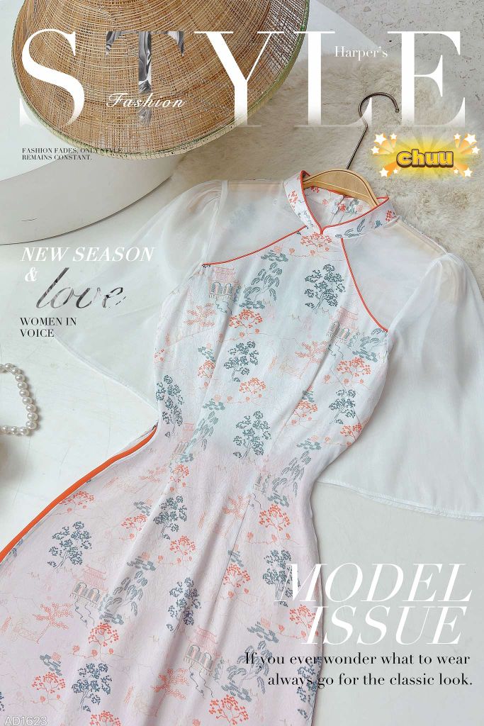 Áo Dài Hồ Gươm 132cm AD1623 (áo lẻ)