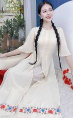 Áo Dài 4T Chiffon Ai Cập 132cm AD1650 (áo lẻ)