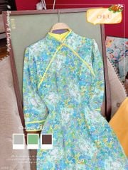 Áo Dài Tam Giác Bow AD1612 (áo lẻ)