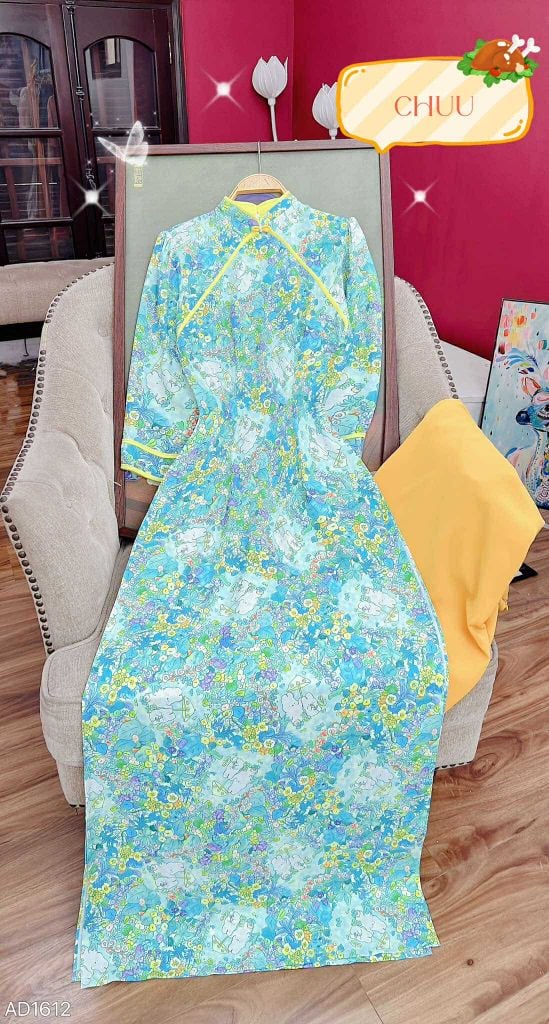 Áo Dài Tam Giác Bow AD1612 (áo lẻ)