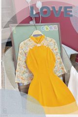 Áo Dài Honey Nút Bọc AD1675 (áo lẻ)