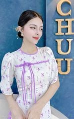 Áo Dài Tay Xẻ Dragonfly AD1316 (áo lẻ)