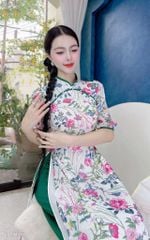 Áo Dài 4T Ngọc Trai Màu AD9176 (áo lẻ)