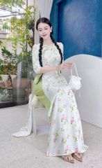 Áo Dài Con Sau Kute AD9002.1542 (áo lẻ)