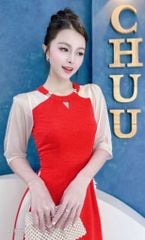 Áo Dài Thanh Mai Trúc Mã AD1654 (áo lẻ)